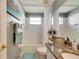 Bathroom with granite countertop and bathtub at 10511 Martinique Isle Dr, Tampa, FL 33647
