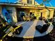 Spacious patio with seating area and paver stones at 10511 Martinique Isle Dr, Tampa, FL 33647