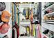 Large walk-in closet with ample shelving and hanging space at 10511 Martinique Isle Dr, Tampa, FL 33647