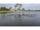 Serene fountain in a community lake at 2122 Hereford Dr # 511, Sun City Center, FL 33573