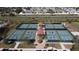 Eight well-maintained outdoor pickleball courts at 2122 Hereford Dr # 511, Sun City Center, FL 33573