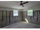 New bedroom in progress, walls framed at 4021 Eagle Nest Dr, Hernando Beach, FL 34607