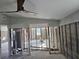 Under construction interior, showing framing and HVAC at 4021 Eagle Nest Dr, Hernando Beach, FL 34607