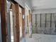 Room under construction with new framing at 4021 Eagle Nest Dr, Hernando Beach, FL 34607
