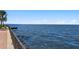 Stunning water view from a waterfront property, featuring a calm blue sea under a clear sky at 5033 W San Miguel St, Tampa, FL 33629