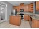 Modern kitchen, stainless steel appliances and granite counters at 5403 Cafrey Pl, Apollo Beach, FL 33572