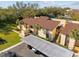Aerial view of building, parking and landscaping at 13608 S Village Dr # 6105, Tampa, FL 33618