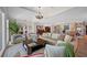 Open living space with multiple seating areas and large windows at 747 Brightwaters Ne Blvd, St Petersburg, FL 33704