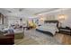 Spacious main bedroom with sitting area and access to private balcony at 747 Brightwaters Ne Blvd, St Petersburg, FL 33704