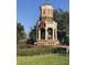 Charming community monument decorated with seasonal decor at 8319 Swiss Chard Cir, Land O Lakes, FL 34637