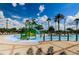Enjoy the community's splash pad and pool on a sunny day at 8319 Swiss Chard Cir, Land O Lakes, FL 34637