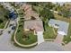 Aerial view of home and surrounding neighborhood at 8949 Bay Pointe Ct, Hudson, FL 34667