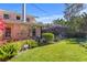 Landscaped backyard with lush greenery at 1131 Snell Isle Ne Blvd, St Petersburg, FL 33704