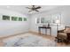 Spacious bedroom with hardwood floors and built-in shelving at 1131 Snell Isle Ne Blvd, St Petersburg, FL 33704