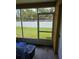 Private screened patio with access to backyard at 1252 Costa Mesa Dr, Wesley Chapel, FL 33543