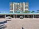 Covered parking garage with multiple parking spaces at 1390 Gulf Blvd # 302, Clearwater Beach, FL 33767