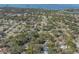 Aerial view showing property location and neighborhood at 1428 Illinois Ave, Palm Harbor, FL 34683