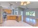 Modern kitchen with stainless steel appliances and ample counter space at 3125 Bent Creek Dr, Valrico, FL 33596