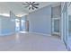 Spacious living room with tile floors and high ceilings at 3125 Bent Creek Dr, Valrico, FL 33596