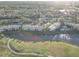 Aerial view of community located by golf course at 4452 Weybridge St # 74, Sarasota, FL 34235