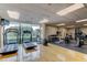 Fitness center with cardio and weight equipment at 7050 Sunset S Dr # 405, South Pasadena, FL 33707