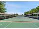 Multiple shuffleboard courts under covered areas at 7951 58Th N Ave # 309, St Petersburg, FL 33709