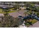 House and community overview from above at 1257 Corinth Greens Dr # 1257, Sun City Center, FL 33573
