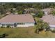 Aerial view of the property and surrounding area at 1257 Corinth Greens Dr # 1257, Sun City Center, FL 33573