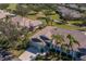 House and community overview from above at 1257 Corinth Greens Dr # 1257, Sun City Center, FL 33573