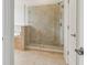 New bathroom features a walk-in shower and separate tub with tile surround at 2729 36Th N Ave, St Petersburg, FL 33713