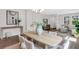 Bright dining area with stylish table and easy access to living room for seamless entertaining at 2729 36Th N Ave, St Petersburg, FL 33713