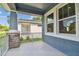 Charming front porch featuring stone accents, offering a relaxing and inviting outdoor space at 2729 36Th N Ave, St Petersburg, FL 33713