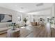 Open living space connecting living, dining, and kitchen areas for easy flow and entertaining at 2729 36Th N Ave, St Petersburg, FL 33713