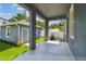 Relaxing outdoor covered patio with a view at 2729 36Th N Ave, St Petersburg, FL 33713