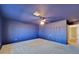 Bedroom with double closets and ceiling fan at 1510 Ingram Dr, Sun City Center, FL 33573