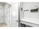 Clean hallway with built in storage and extra space at 1820 47Th N Ave, St Petersburg, FL 33714