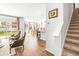 Open living room with hardwood floors and access to backyard at 1820 47Th N Ave, St Petersburg, FL 33714