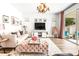 Living room with chandelier and access to backyard at 1820 47Th N Ave, St Petersburg, FL 33714