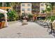 Community courtyard with lounge chairs and pergola at 200 4Th S Ave # 427, St Petersburg, FL 33701