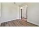 This bedroom has beautiful wood floors, natural light, and neutral paint at 2735 36Th N Ave, St Petersburg, FL 33713