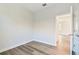 Clean bedroom design with wood floors and light-colored walls at 2735 36Th N Ave, St Petersburg, FL 33713
