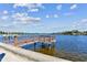 Private wooden dock offering scenic waterfront views at 2800 Coffee Pot Ne Blvd, St Petersburg, FL 33704