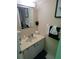 Simple bathroom with single vanity and sink at 4880 Locust Ne St # 234, St Petersburg, FL 33703