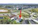 Aerial view showing a house's location in a new Florida community at 5018 Bella Armonia Cir, Wimauma, FL 33598