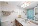 Bathroom with a vanity, sink, and shower/tub combination at 9433 Harbor Greens Way # 403, Seminole, FL 33776