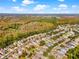Wide aerial view of the property and surrounding area at 12610 Saulston Pl, Hudson, FL 34669