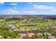 Aerial view of Bayou Club, highlighting the community and golf course at 1403 Cordova Grn, Seminole, FL 33777