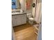 Bathroom with a toilet, sink, and shower/tub combo at 1515 Pinellas Bayway S # 45, St Petersburg, FL 33715