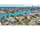 Breathtaking aerial view showcasing waterfront property at 219 Leeward Is, Clearwater Beach, FL 33767