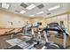 Fitness center featuring treadmills and weight equipment at 3521 Kings Rd # 102, Palm Harbor, FL 34685